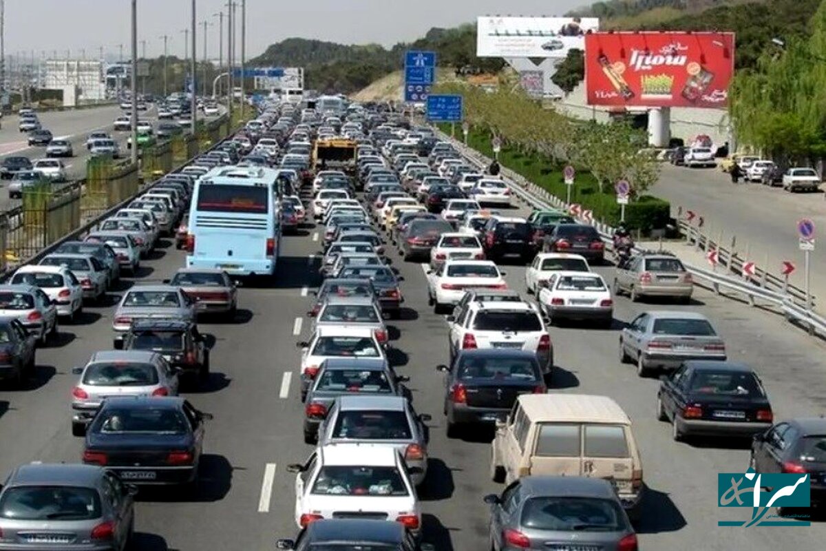 آخرین وضعیت ترافیکی در محورهای پر تردد کشور 