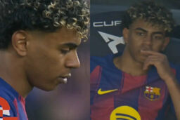 پشت پرده جنجالی‌ترین تعویض: خشم انفجاری یامال از فلیک و واکنش شوکه کننده مربی (عکس)