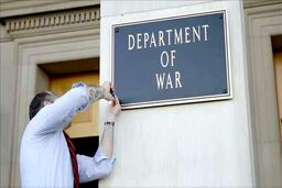 رسوایی هگست در پنتاگون: تابلوهای «وزارت جنگ» جایگزین نام تاریخی شد!